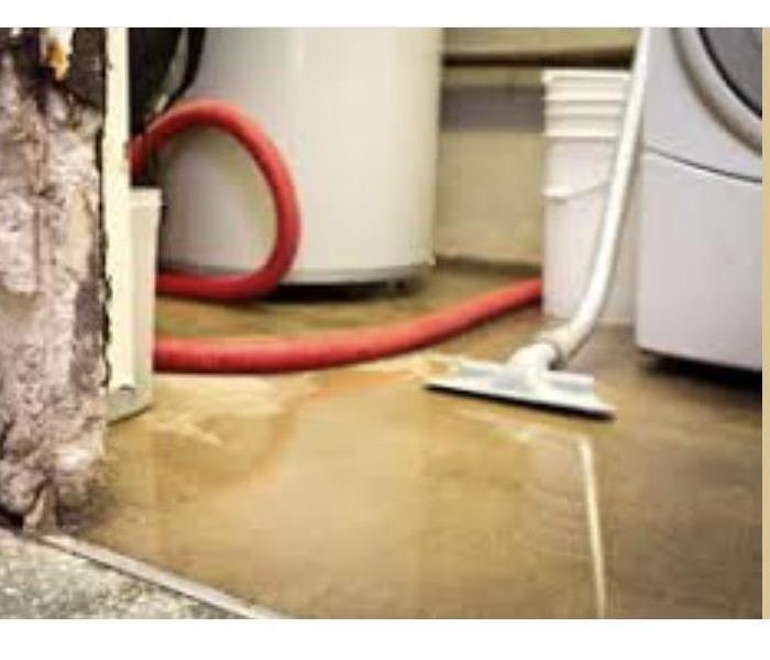 water on floor from appliances